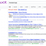 Yahoo Livestand app for the iPad